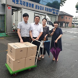 FM모닝쇼의 도시락 지원