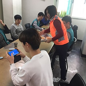 10월  봉사자 및 봉사단체 식사지원